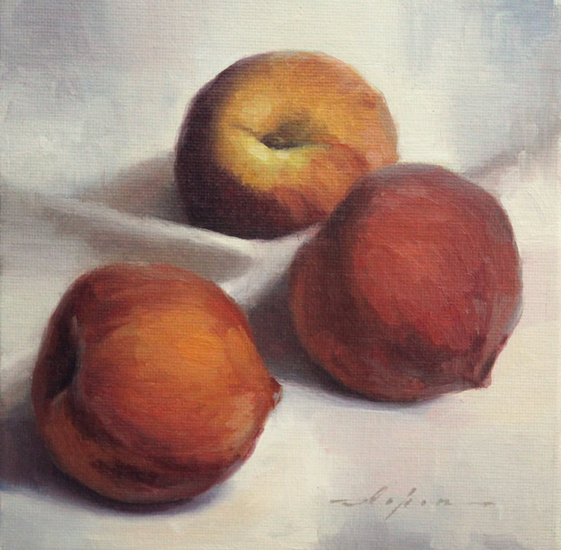 Peaches
6x6 in. Oil on panel