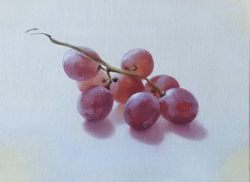 Red Grapes
6x8 in. Oil on panel